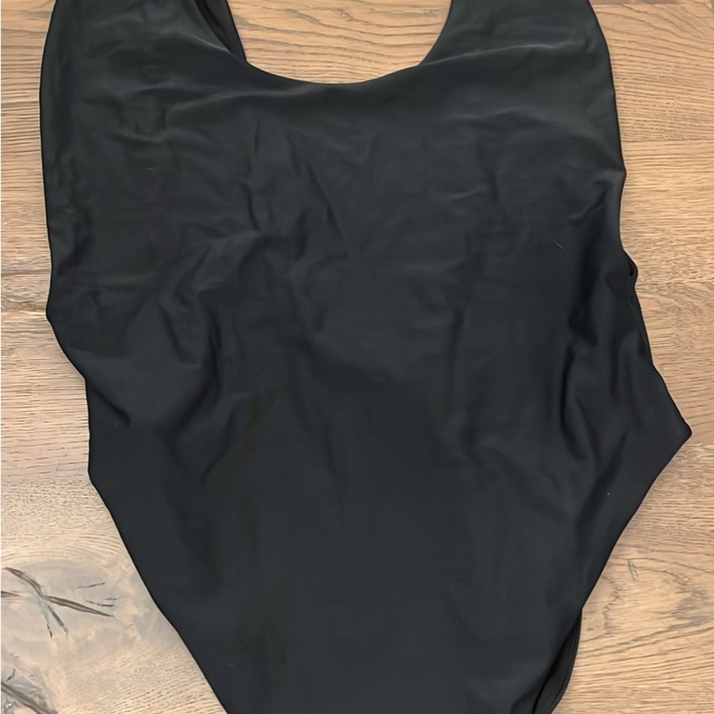 Aerie Elegant Black One-Piece Swimsuit